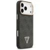 Чохол Guess 4G PU Triangle Logo & Stand Camera для iPhone 17 Pro Max Black with MagSafe (GUHMP17XPCS4GPTK)