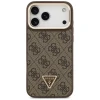 Чохол Guess 4G PU Triangle Logo & Stand Camera для iPhone 17 Pro Max Brown with MagSafe (GUHMP17XPCS4GPTW)
