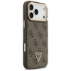 Чохол Guess 4G PU Triangle Logo & Stand Camera для iPhone 17 Pro Max Brown with MagSafe (GUHMP17XPCS4GPTW)