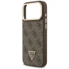 Чохол Guess 4G PU Triangle Logo & Stand Camera для iPhone 17 Pro Max Brown with MagSafe (GUHMP17XPCS4GPTW)