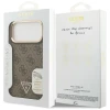 Чохол Guess 4G PU Triangle Logo & Stand Camera для iPhone 17 Pro Max Brown with MagSafe (GUHMP17XPCS4GPTW)