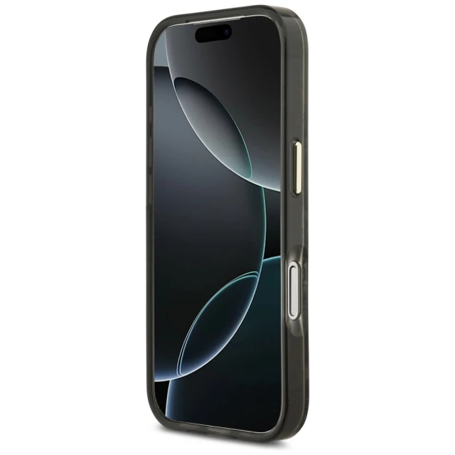 Чехол Guess Python Pattern для iPhone 17 Pro Black with MagSafe (GUHMP17LHIMPYGK)
