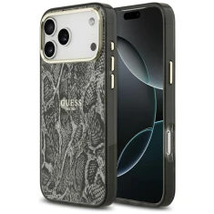 Чохол Guess Python Pattern для iPhone 17 Pro Max Black with MagSafe (GUHMP17XHIMPYGK)
