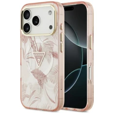 Чохол Guess Jungle Tonal Triangle для iPhone 17 Pro Max Pink with MagSafe (GUHMP17XHMILVTGP)