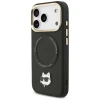 Чохол Karl Lagerfeld Big Strap Choupette Metal Logo для iPhone 17 Pro Max Black with MagSafe (KLHMP17XPCRLRCHK)