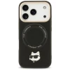 Чохол Karl Lagerfeld Big Strap Choupette Metal Logo для iPhone 17 Pro Max Black with MagSafe (KLHMP17XPCRLRCHK)
