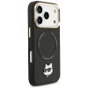 Чохол Karl Lagerfeld Big Strap Choupette Metal Logo для iPhone 17 Pro Max Black with MagSafe (KLHMP17XPCRLRCHK)