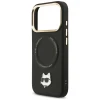 Чохол Karl Lagerfeld Big Strap Choupette Metal Logo для iPhone 17 Pro Max Black with MagSafe (KLHMP17XPCRLRCHK)