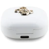 Бездротові навушники TWS Guess 4G Metal Logo White (GUTWSJ7HE4GH)
