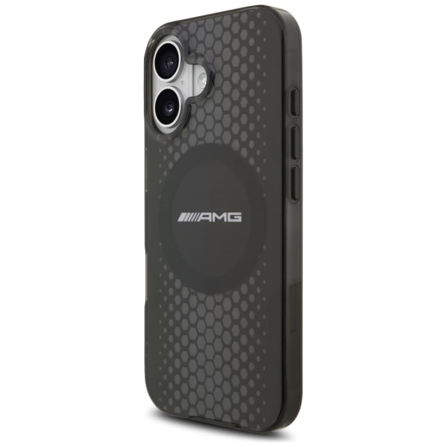 Чохол AMG Double Layer Transparent Graphics для iPhone 17 Black with MagSafe (AMHMP17S24HHGPK)