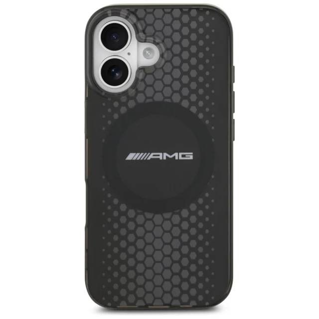 Чохол AMG Double Layer Transparent Graphics для iPhone 17 Black with MagSafe (AMHMP17S24HHGPK)