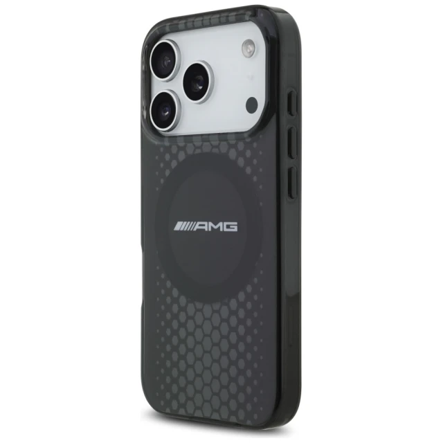 Чохол AMG Double Layer Transparent Graphics для iPhone 17 Pro Black with MagSafe (AMHMP17L24HHGPK)