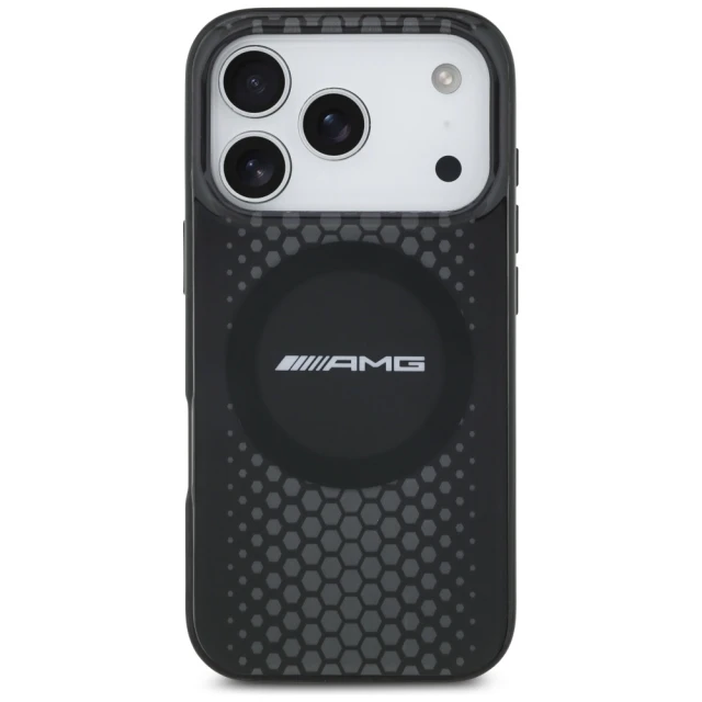Чохол AMG Double Layer Transparent Graphics для iPhone 17 Pro Black with MagSafe (AMHMP17L24HHGPK)