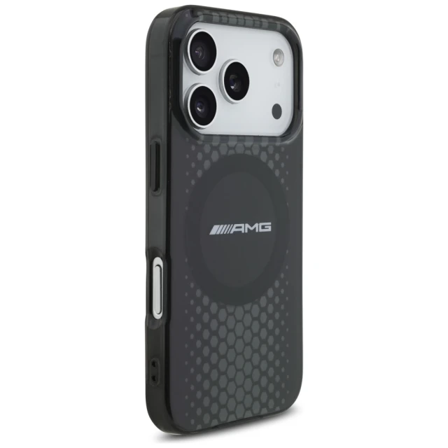 Чохол AMG Double Layer Transparent Graphics для iPhone 17 Pro Black with MagSafe (AMHMP17L24HHGPK)