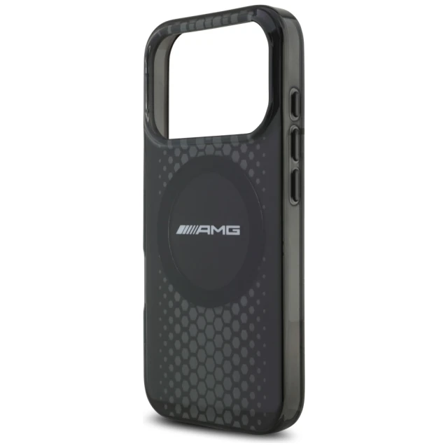 Чохол AMG Double Layer Transparent Graphics для iPhone 17 Pro Black with MagSafe (AMHMP17L24HHGPK)