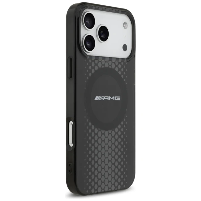 Чохол AMG Double Layer Transparent Graphics для iPhone 17 Pro Max Black with MagSafe (AMHMP17X24HHGPK)
