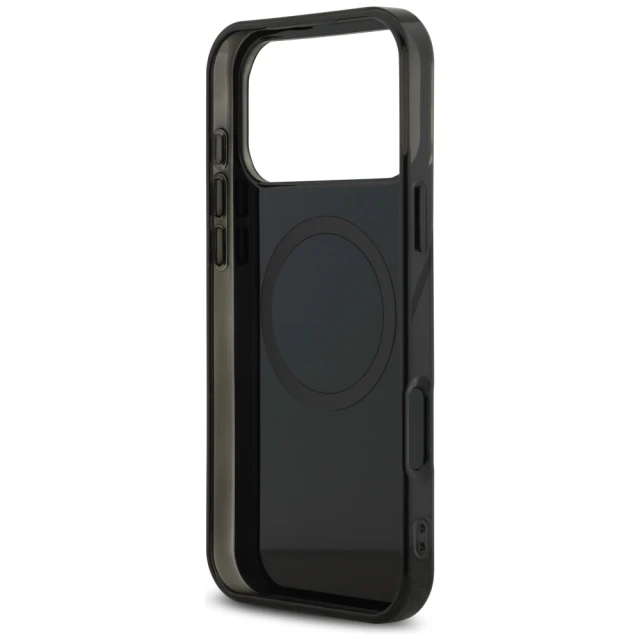 Чохол AMG Double Layer Transparent Graphics для iPhone 17 Pro Max Black with MagSafe (AMHMP17X24HHGPK)