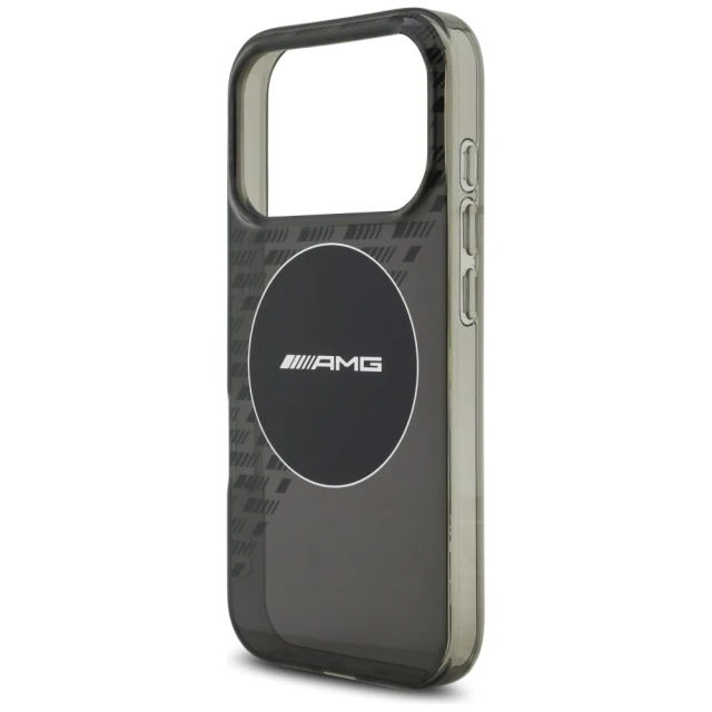 Чохол AMG Double Layer Transparent Smocked для iPhone 17 Pro Black with MagSafe (AMHMP17L24HTRDK)