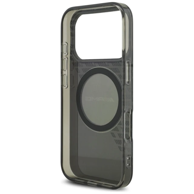 Чохол AMG Double Layer Transparent Smocked для iPhone 17 Pro Black with MagSafe (AMHMP17L24HTRDK)