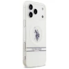 Чохол US Polo DH and Bottom Stripe Logo для iPhone 17 Pro Max White with MagSafe (USHMP17XUNEH)