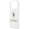 Чохол US Polo DH and Bottom Stripe Logo для iPhone 17 Pro Max White with MagSafe (USHMP17XUNEH)