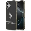Чохол US Polo DH and Bottom Stripe Logo для iPhone 17 Black with MagSafe (USHMP17SUNEK)