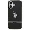 Чохол US Polo DH and Bottom Stripe Logo для iPhone 17 Black with MagSafe (USHMP17SUNEK)