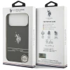 Чохол US Polo DH and Bottom Stripe Logo для iPhone 17 Pro Max Black with MagSafe (USHMP17XUNEK)