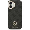Чохол Guess 4G Strass Logo & Big Strap Metal Buttons для iPhone 17 Black with MagSafe (GUHMP17SP4G4DCSK)