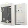Чохол Guess 4G Strass Logo & Big Strap Metal Buttons для iPhone 17 Black with MagSafe (GUHMP17SP4G4DCSK)