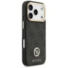 Чохол Guess 4G Strass Logo & Big Strap Metal Buttons для iPhone 17 Pro Black with MagSafe (GUHMP17LP4G4DCSK)