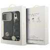 Чохол Guess 4G Strass Logo & Big Strap Metal Buttons для iPhone 17 Pro Black with MagSafe (GUHMP17LP4G4DCSK)