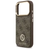 Чохол Guess 4G Strass Logo & Big Strap Metal Buttons для iPhone 17 Pro Brown with MagSafe (GUHMP17LP4G4DCSW)