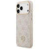 Чохол Guess 4G Strass Logo & Big Strap Metal Buttons для iPhone 17 Pro Max Pink with MagSafe (GUHMP17XP4G4DCSP)