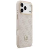 Чохол Guess 4G Strass Logo & Big Strap Metal Buttons для iPhone 17 Pro Max Pink with MagSafe (GUHMP17XP4G4DCSP)