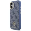 Чохол Guess 4G Strass Logo & Big Strap Metal Buttons для iPhone 17 Blue with MagSafe (GUHMP17SP4G4DCSB)
