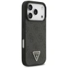 Чохол Guess Leather 4G Triangle Strass для iPhone 17 Pro Black with MagSafe (GUHMP17LP4TDPLK)