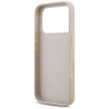 Чохол Guess Leather 4G Triangle Strass для iPhone 17 Pro Pink with MagSafe (GUHMP17LP4TDPLP)