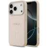 Чохол Guess Saffiano Classic Logo для iPhone 17 Pro Pink with MagSafe (GUHMP17LPSAHMCP)