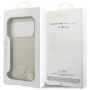 Чохол Guess Croco Triangle Logo для iPhone 17 Pro Gold with MagSafe (GUHMP17LPCRTHCD)