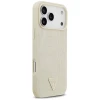 Чохол Guess Croco Triangle Logo для iPhone 17 Pro Max Gold with MagSafe (GUHMP17XPCRTHCD)