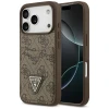 Чехол Guess 4G Double Card Triangle для iPhone 17 Pro Brown (GUHCP17LP4TPW)