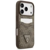 Чехол Guess 4G Double Card Triangle для iPhone 17 Pro Brown (GUHCP17LP4TPW)