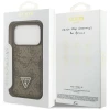 Чехол Guess 4G Double Card Triangle для iPhone 17 Pro Brown (GUHCP17LP4TPW)