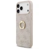Чехол Guess 4G Ring Stand для iPhone 17 Pro Max Pink (GUHCP17X4GMRPI)
