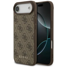 Чохол Guess 4G Classic для iPhone 17 Air Brown (GUHCP17MG4GFBR)