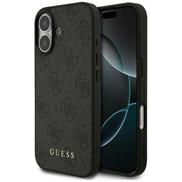 Чохол Guess 4G Classic для iPhone 17 Black (GUHCP17SG4GFGR)