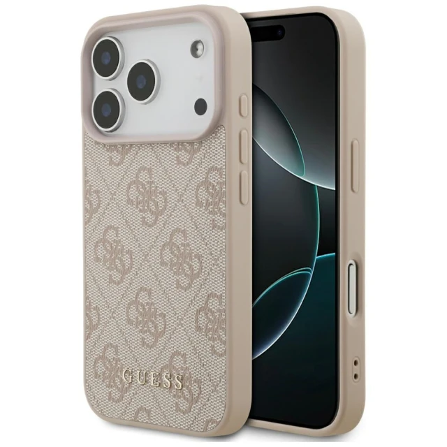 Чехол Guess 4G Classic для iPhone 17 Pro Pink (GUHCP17LG4GFPI)