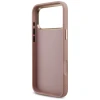 Чохол Guess Fixed Glitter Big 4G Metal Frame для iPhone 17 Pro Max Pink (GUHCP17XHG4SGCP)