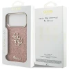 Чохол Guess Fixed Glitter Big 4G Metal Frame для iPhone 17 Pro Max Pink (GUHCP17XHG4SGCP)